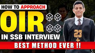 OIR Best Method😲 Preparation Tips to Crack SSB OIR Test 2023  OIR Tips Guidelines Learn With Sumit [upl. by Hillier]