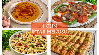 👉 1 GÜN İFTAR MENÜSÜ Ramazan Bayramı Yemekleri Tatlılar [upl. by Dougie557]