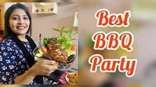 Winter BBQ partybest koral fish BBQবারান্দায় মজার BBQ party bbqgrill vlog familyvlog [upl. by Whitnell]