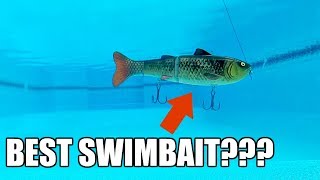 Which Swimbait has the BEST Action Underwater Testing [upl. by Leibrag899]