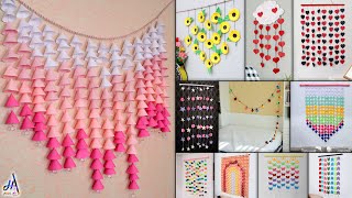 11 Best Paper Wall HangingRoom Decor Making  DIY Craft Ideas [upl. by Aenyl]