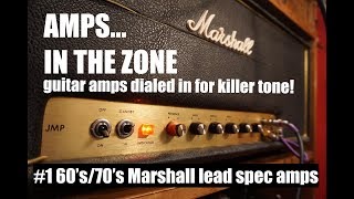 AMPS IN THE ZONE 1 late 60searly 70s Marshall lead spec amps [upl. by Asirrac]