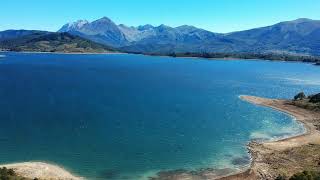 Il lago di Campotosto e le sue dighe  Abruzzo  Italia [upl. by Cally]