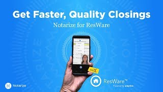 An Easier Faster Way To Notarize Closing Documents In ResWare [upl. by Iey727]