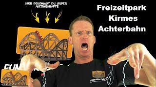 Freizeitpark Kirmes Achterbahn  Funfairblog HD [upl. by Nylahs403]