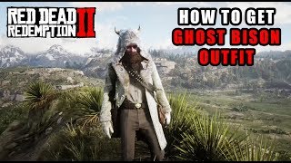 Red Dead Redemption 2  How To Get The Ghost Bison Outfit 116 Trapper Outfits Location Guide [upl. by Annoirb]