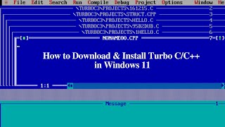 How to Download amp Install Turbo CC in Windows 11 [upl. by Sellig495]