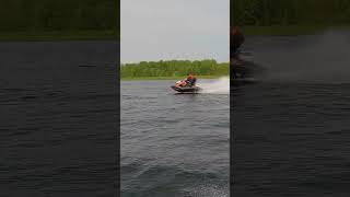 Seadoo Spark Turbo Trixx 175hp Vs Seadoo Rxp 300hp shorts [upl. by Lew]