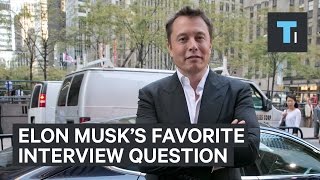 How To Answer Elon Musks Favorite Job Question [upl. by Thar767]