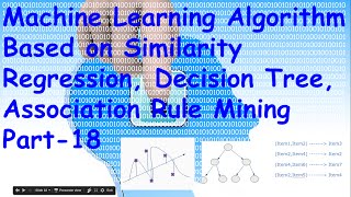 List of Machine Learning AlgorithmRegression Decision Tree Association Rule Mining Part 18 [upl. by Annawal935]