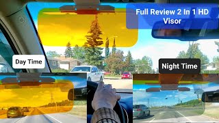 Full Review HD 2 In 1 Car Visor How To Install And Use It Day And Night HD Visor [upl. by Zile]