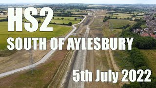 HS2 South of Aylesbury  5th July 2022 [upl. by Arba]