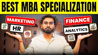 BEST MBA Specialization  How Should You Choose  Marketing vs Finance vs HR vs Analytics [upl. by Rambert]