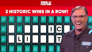 Wheel First 2 100000 Bonus Round Wins in a Row  Wheel of Fortune [upl. by Ariek397]