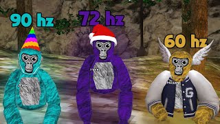 Using Different Gorilla Tag YouTubers Settings  Jman TTTPig Mosa [upl. by Ailalue422]