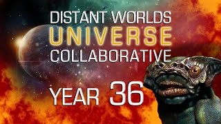 Distant Worlds Collaborative  Year 36 Pt1  The Slaver Fleet Shuffle [upl. by Shull]