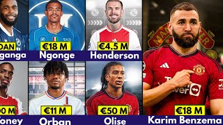 🚨 ALL CONFIRMED WINTER TRANSFER 204✅️ BENZEMA TO MANCHESTER UNITED🔥 HENDERSON Olise Drăgușin Ton [upl. by Spillar671]