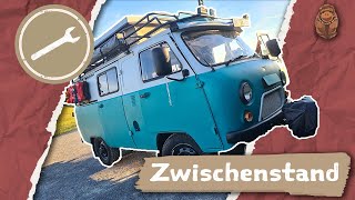 Zwischenstand 2  was haben wir an Stulle alles geändert  UAZ 452 Buchanka Allrad Bus Reisemobil [upl. by Estell]