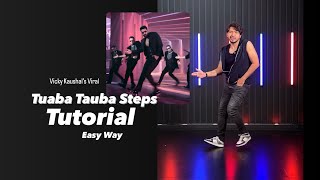 Husn Tera Tauba Tauba Dance Tutorial in Easy Way  Vicky Patel Dance [upl. by Aimit469]