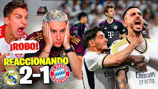 REACCIONANDO al MADRID 21 BAYERN MÚNICH ¡Siempre igual con este equipo [upl. by Newman]