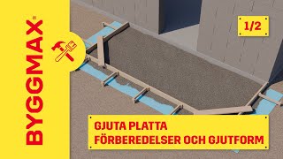 Gjuta platta del 1 förberedelser och gjutform [upl. by Letnuahc]