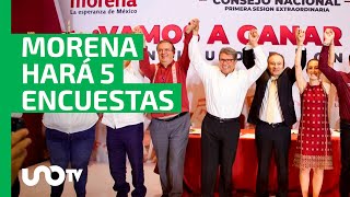 Morena hará 5 encuestas para candidato a 2024 [upl. by Noreht]