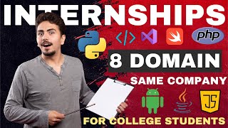 8 Domain Internships for a Same Company for College Students  Top MNC Company in Bangalore intern [upl. by Brahear]