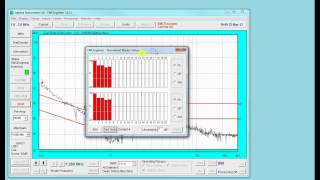 EMC conducted emissions test  initial scan [upl. by Esirahs481]