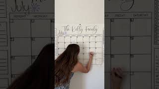 Updating the family calendar momlife organized organization familycalendar etsyfinds busymom [upl. by Yknip114]