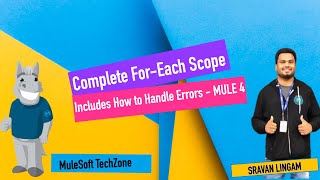 Mule 4  Foreach Scope  Handling errors and Capturing Payload inside Foreach  MuleSoft [upl. by Tammara388]