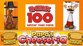 Papas Cheeseria Rank 100 [upl. by Saeger]