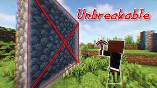 How to make UNBREAKABLE BLOCKS in minecraft 1201 Updated [upl. by Latvina]