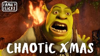 Christmas Being CHAOS  Shrek The Halls 2007  Family Flicks [upl. by Anim]