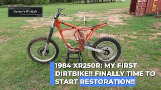 It has been a long time coming 1984 HONDA XR250R RebuildResto [upl. by Giesser288]