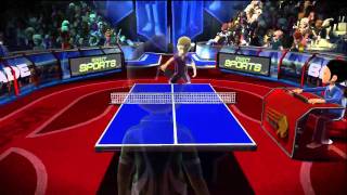 Kinect Sports Table Tennis Gameplay HD [upl. by Gottuard]