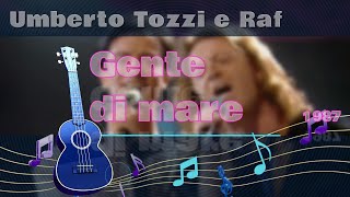 Umberto Tozzi e Raf Gente di mare  Karaoke [upl. by Porche]