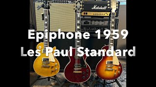 Epiphone 1959 Les Paul a Review with guitar setup [upl. by Lazaruk]