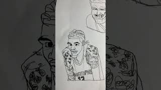 Джа Морант и Стефан Карри music rap hiphop rapper art baskerball baskeball sketch [upl. by Lourie693]