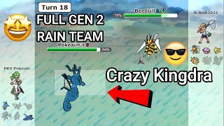 Full Gen 2 Rain Team Sweeps Everyone Too Strong Pokemon Showdown National Dex [upl. by Miguel]