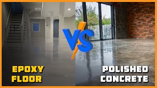 Epoxy Floor vs Polished Concrete  What’s the Difference [upl. by Godfry526]