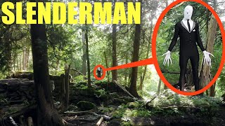 you wont believe what my drone caught on camera in the Slender Man forest we saw him [upl. by Nevear]