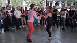 Démo de Salsa cubaine avec Willy et Aurélie 21082019 [upl. by Letisha]