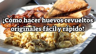 🥇Huevos revueltos con chorizo jamón y queso ✅RECETAS FÁCILES Y RÁPIDAS [upl. by Crifasi]