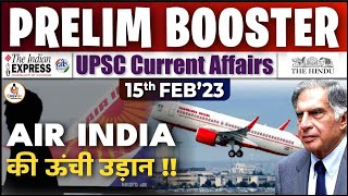 15 February 2023 The Hindu Newspaper  Prelim Booster News Discussion  Important News Analysis [upl. by Normandy]