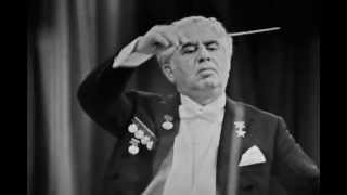 Khachaturian conducts his ConcertoRhapsody for Cello and Orchestra [upl. by Berton]