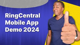 RingCentral Mobile App Demo 2024 [upl. by Lossa40]