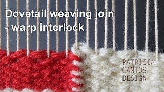 Dovetail weaving join  weaving lessons for beginners [upl. by Fenton]