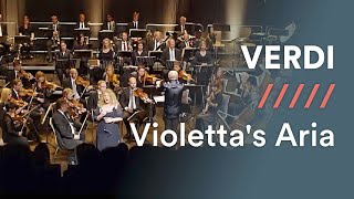 VERDI  La Traviata  Violettas Aria Act 1 [upl. by Yeldar]