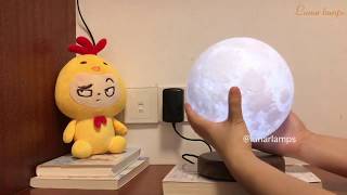 How Levitating Moon Lamp works  Instruction Video [upl. by Giustina]