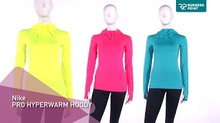 Nike Pro Hyperwarm Hoody Laufshirt Damen [upl. by Holt]